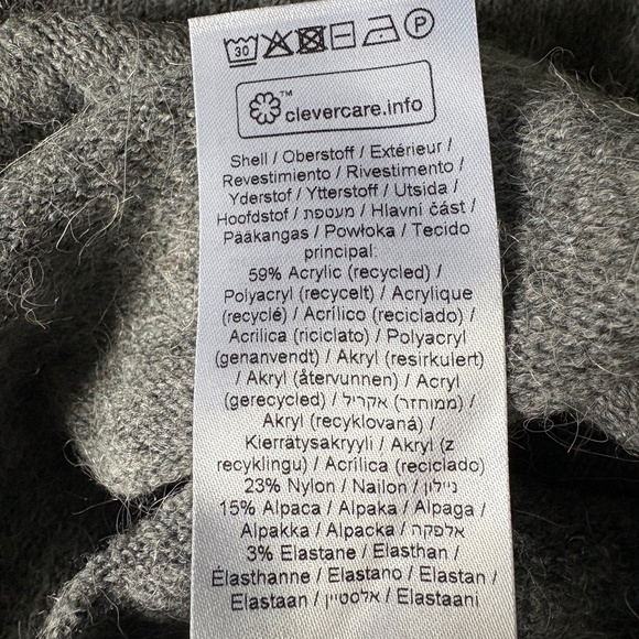 Minimum Wool-Acrylic Grey Sweater - Picture 4 of 4